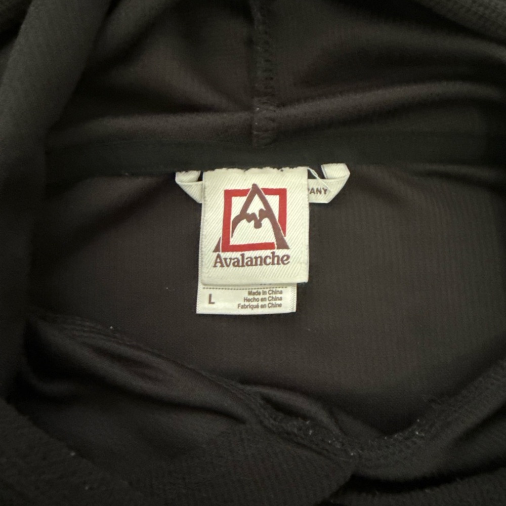 Avalanche Black Hoodie for Men - Picture 2 of 2